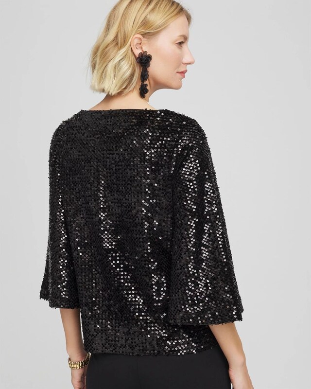 Sparkling Sequin Party Tee - image 3